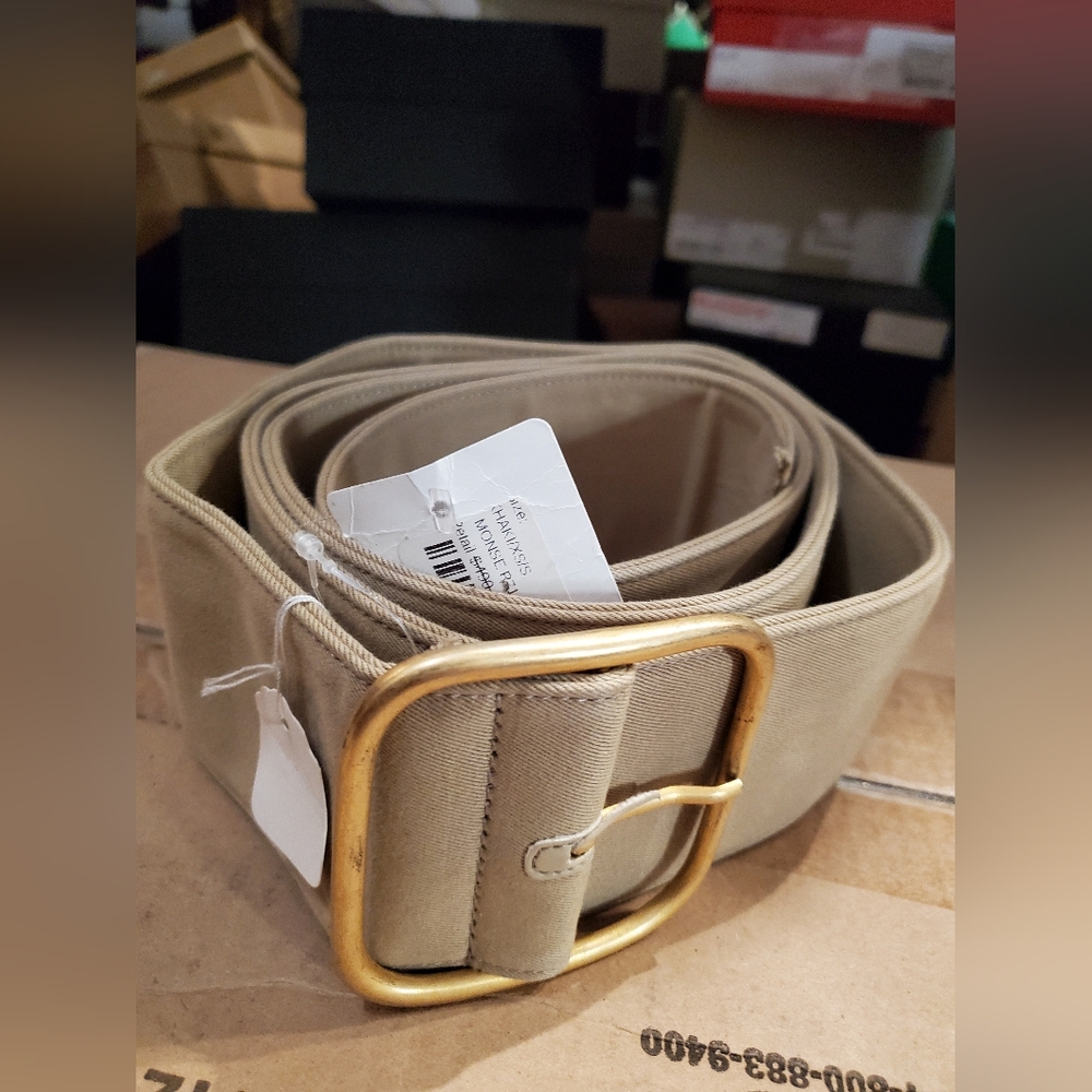 NWT sz XS Monse double wrap belt